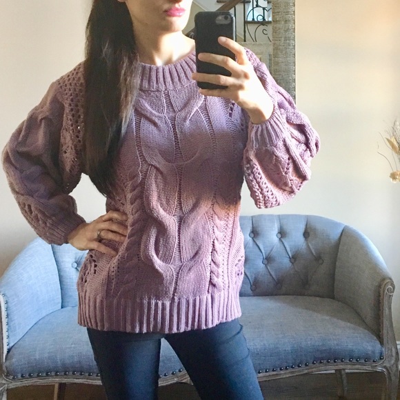 ✨ NEW✨Gorgeous Purple Sweater - Picture 2 of 7